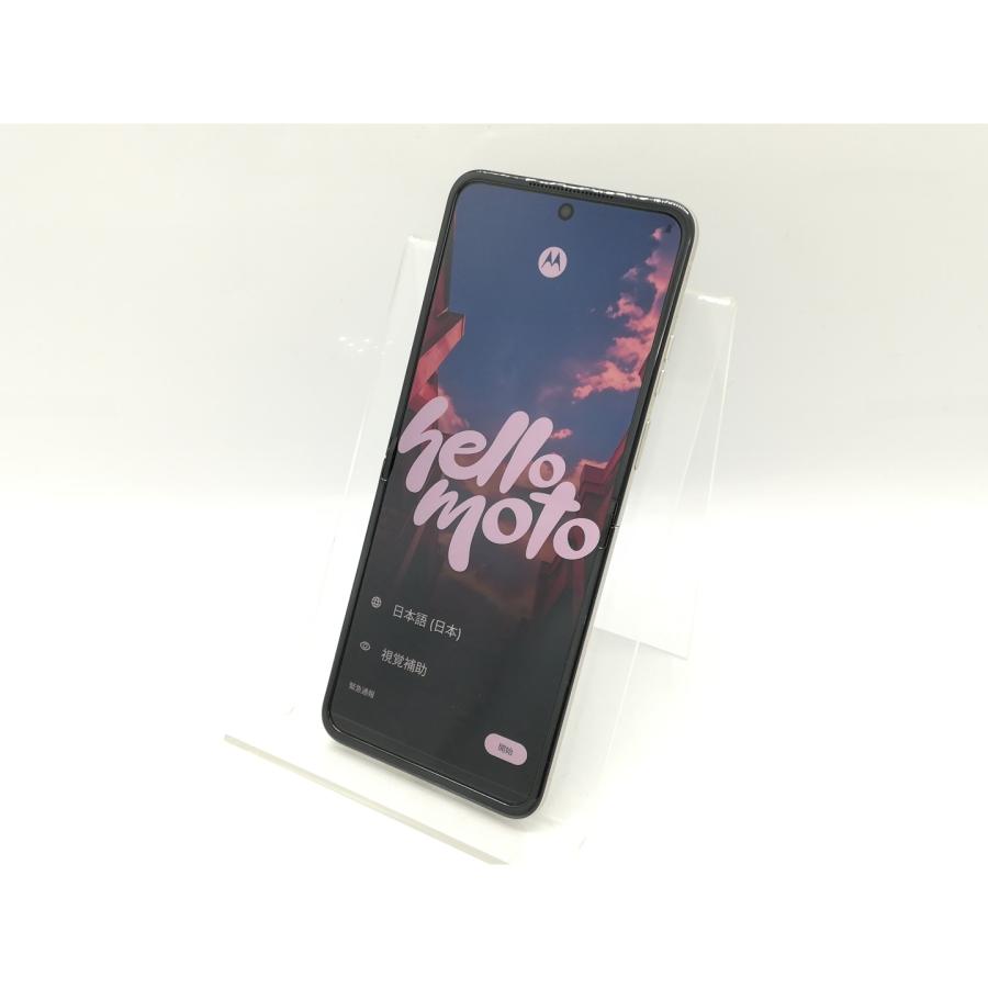 中古】MOTOROLA docomo 【SIMフリー】 motorola razr 50d ホワイト