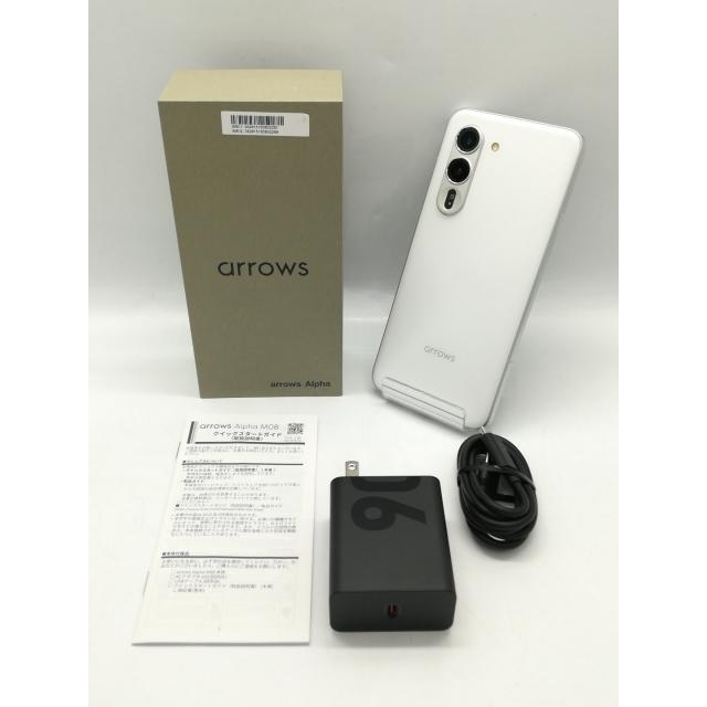中古】FCNT 国内版 【SIMフリー】 arrows Alpha ホワイト 12GB 512GB