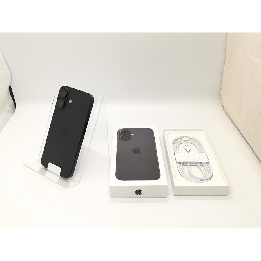 未使用】Apple 国内版 【SIMフリー】 iPhone 16 512GB ブラック MYE23J