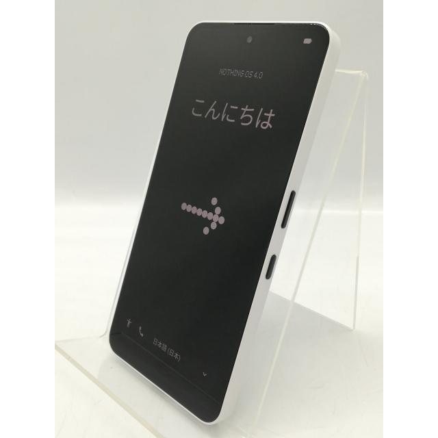 中古】NOTHING 国内版 【SIMフリー】 Nothing Phone (3a) ホワイト