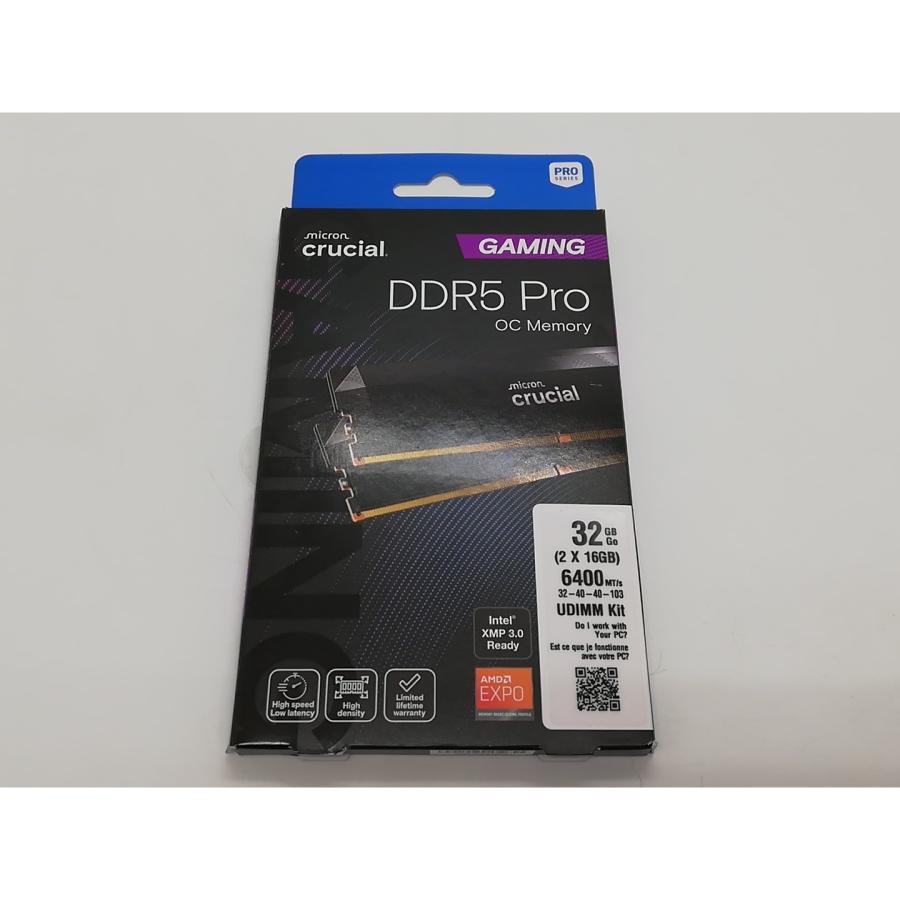 中古】DDR5 16GB 2枚組（合計32GB） DDR5-6400(PC5-51200