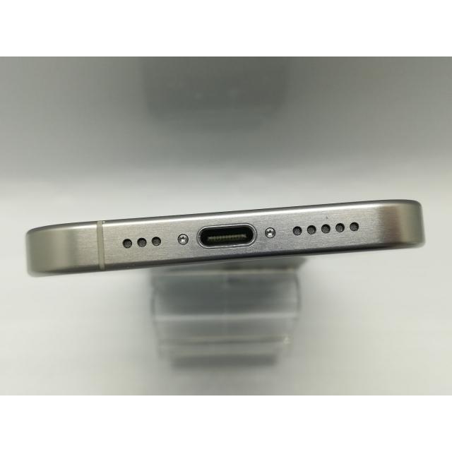 【中古】Apple 国内版 【SIMフリー】 iPhone 15 Pro 128GB ホワイトチタニウム MTU83J/A【秋葉4号】保証期間１ヶ月【ランクB】の画像
