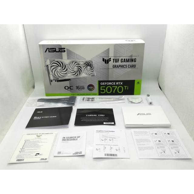 中古】ASUS TUF-RTX5070TI-O16G-WHITE-GAMING RTX5070Ti/16G【秋葉4号