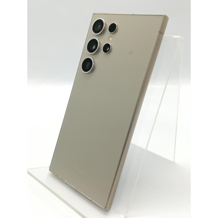 中古】SAMSUNG au 【SIMフリー】 Galaxy S24 Ultra チタニウムグレー 