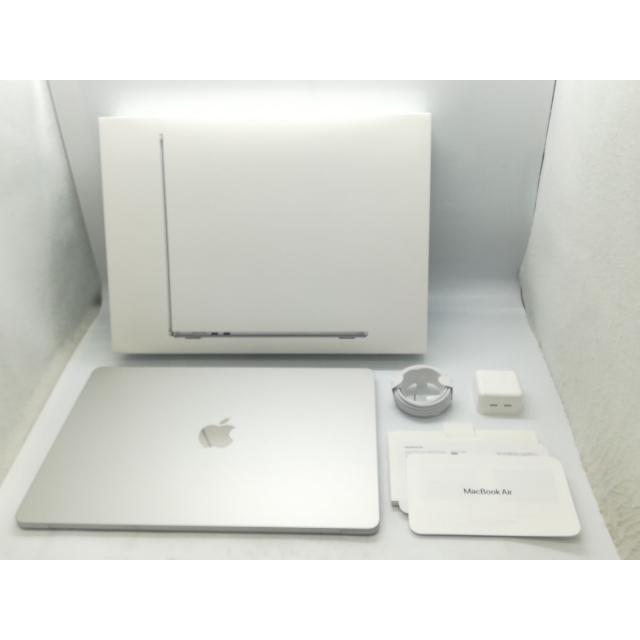 【中古】Apple MacBook Air 15インチ CTO (M3,2024) シルバー M3(CPU:8C/GPU:10C)/16G/256G【神保町】保証期間１ヶ月【ランクA】の画像