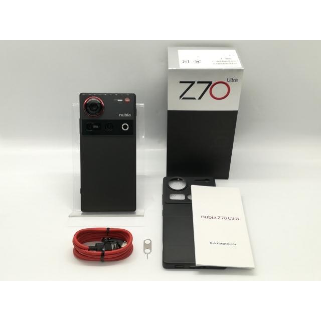 中古】Nubia 国内版【SIMフリー】 nubia Z70 Ultra 12GB 256GB Black