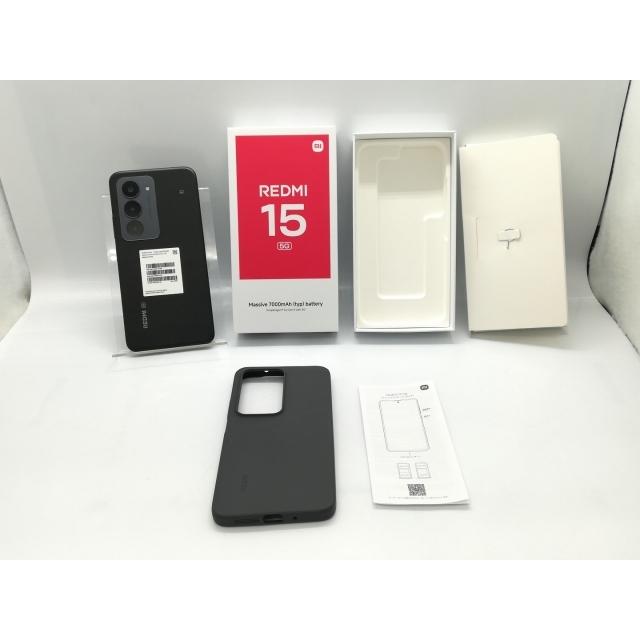中古】Xiaomi 国内版 【SIMフリー】 REDMI 15 5G ミッドナイトブラック