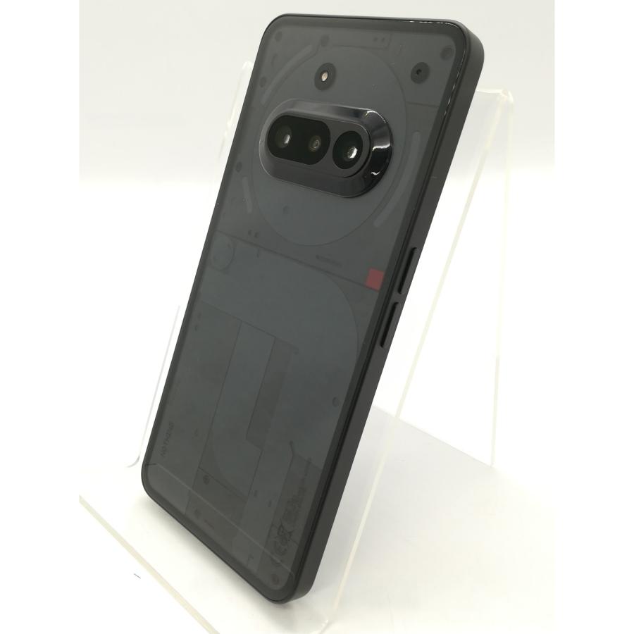中古】NOTHING 国内版 【SIMフリー】 Nothing Phone (3a) ブラック 8GB 