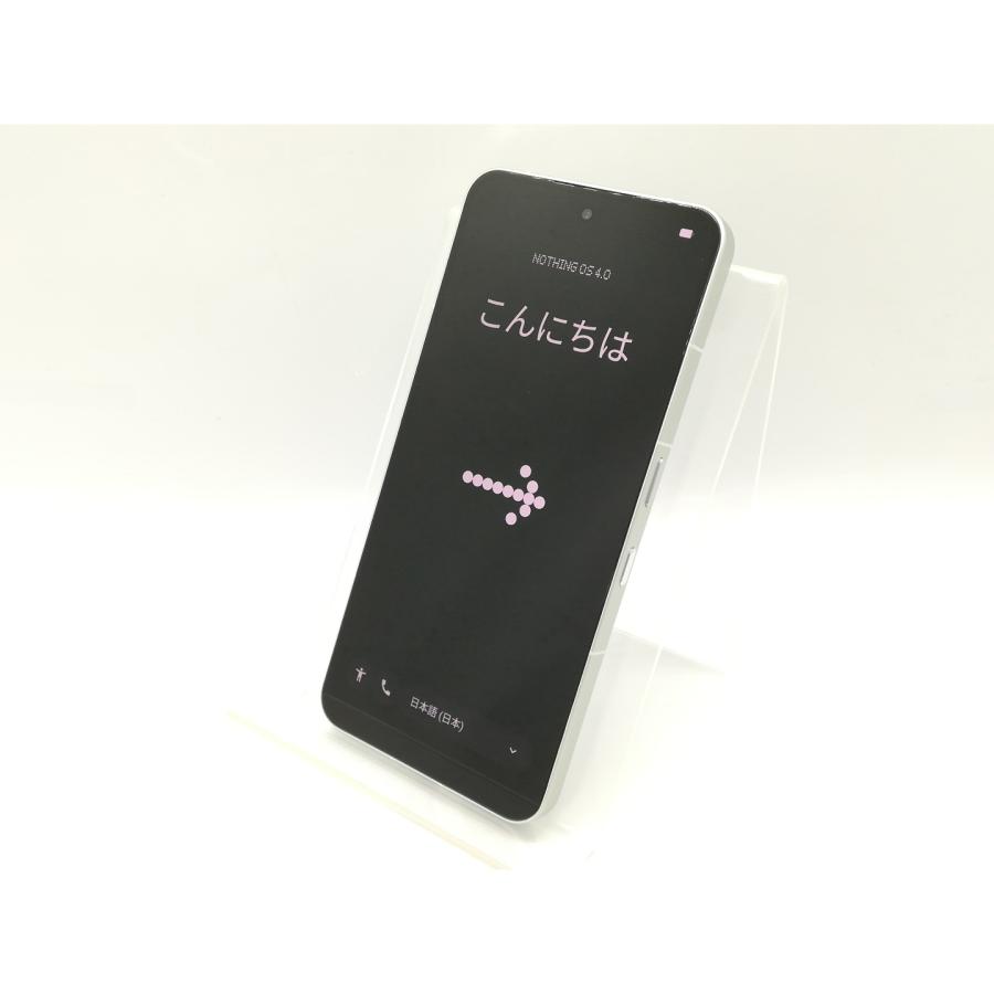 【中古】NOTHING 国内版 【SIMフリー】 Nothing Phone (3) ホワイト 12GB 256GB【秋葉4号】保証期間１ヶ月【ランクA】の画像