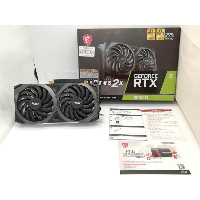 中古】MSI GeForce RTX 3060 Ti VENTUS 2X 8G OCV1 LHR RTX3060Ti(LHR