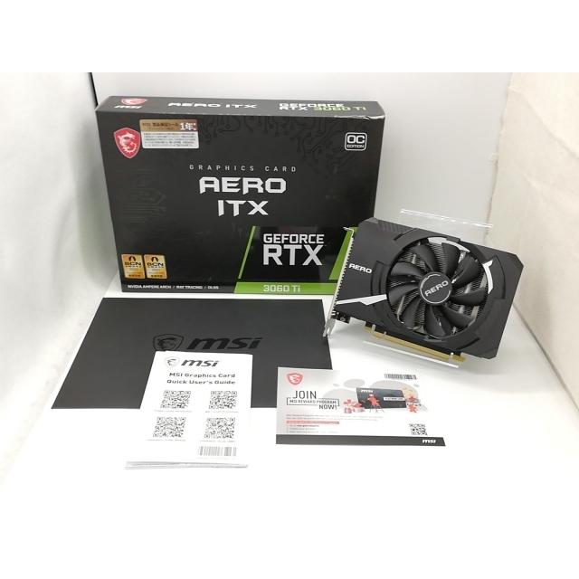 【即日発送可】MSI AERO ITX 3060 Ti 【中古】 中古】MSI GeForce RTX 3060 Ti AERO ITX 8G OC LHR RTX3060Ti(LHR