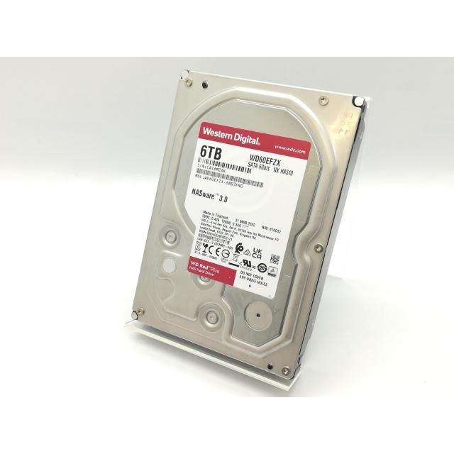 中古】W.D. WD60EFZX WD Red Plus 6TB/5640rpm/128MB/6Gbps【秋葉4号