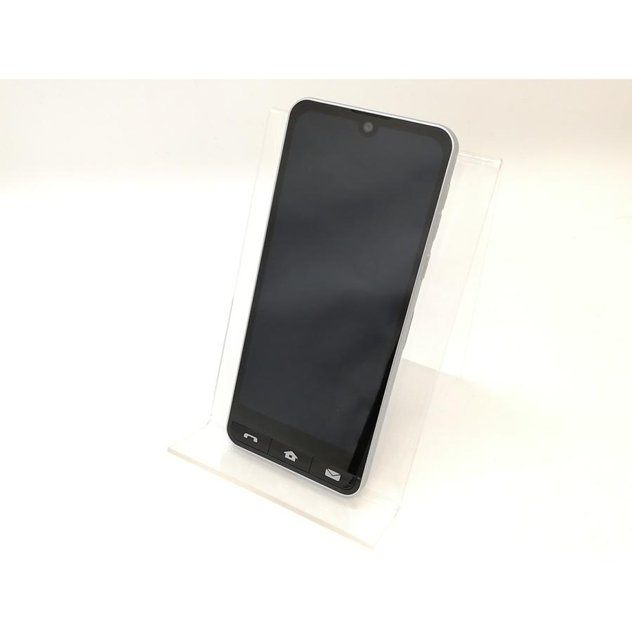 未使用】SHARP au 【SIMフリー】 BASIO active シルバー 4GB 64GB