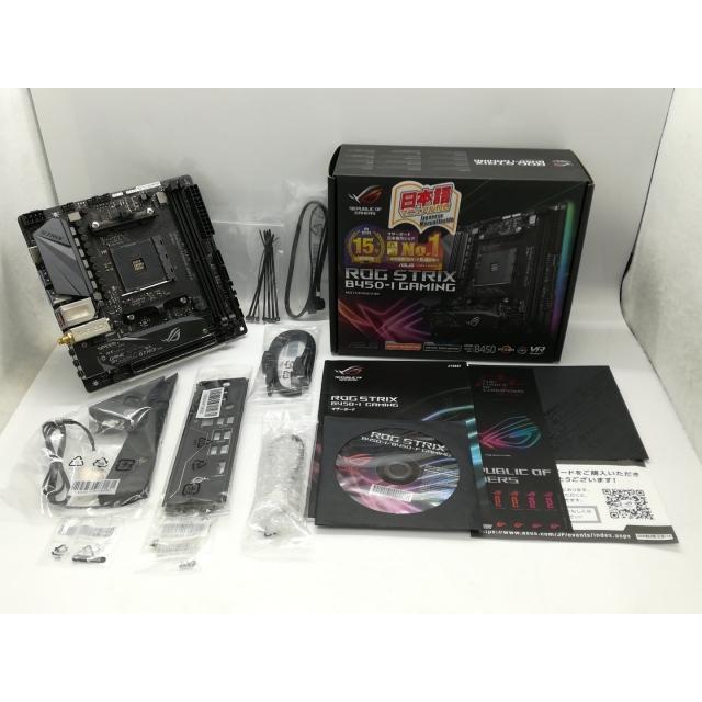 中古】ASUS ROG STRIX B450-I GAMING B450/AM4/11ac+BT4.2/Mini-ITX