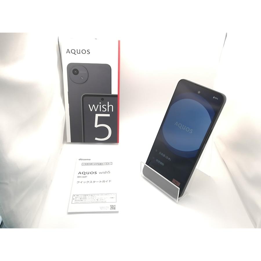 未使用】SHARP docomo 【SIMフリー】 AQUOS wish5 スミ 4GB 64GB SH 