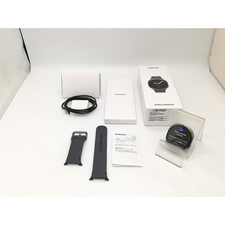 【中古】SAMSUNG Galaxy Watch8 Bluetoothモデル 44mm SM-L330NDAJXJP [グラファイト]【秋葉4号】保証期間１ヶ月【ランクA】の画像