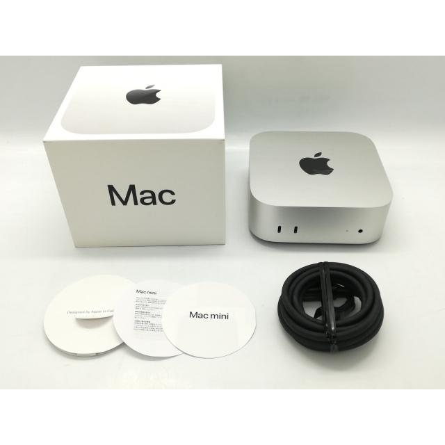 中古】Apple Mac mini M4(CPU:10C/GPU:10C) 24GB/512GB シルバー