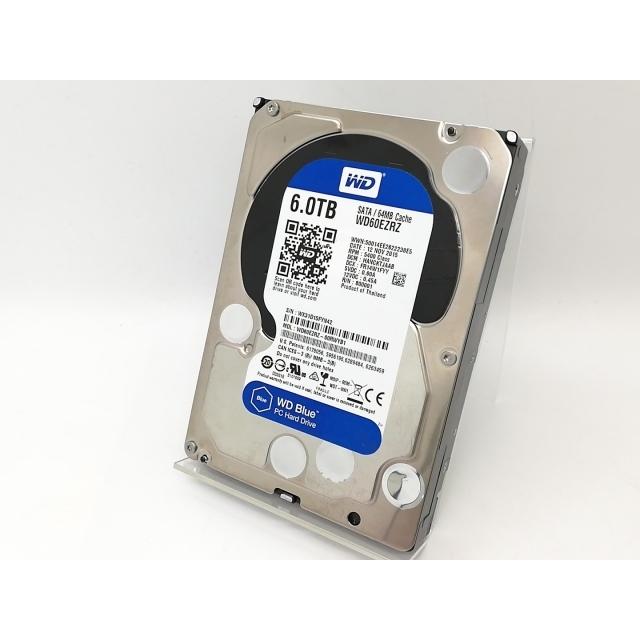 中古】W.D. WD60EZRZ WD Blue 6TB/5400rpm/64MB/6Gbps【秋葉4号】保証 