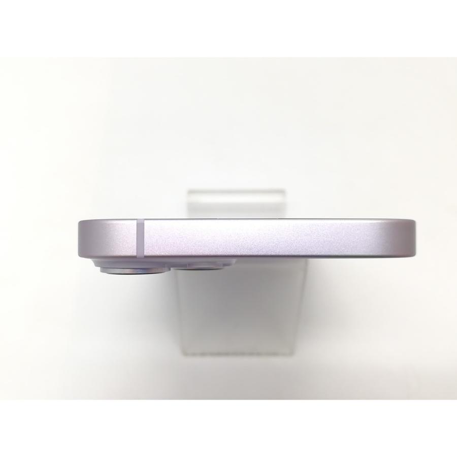 【中古】Apple au 【SIMフリー】 iPhone 14 256GB パープル MPW93J/A【秋葉4号】保証期間１ヶ月【ランクA】の画像