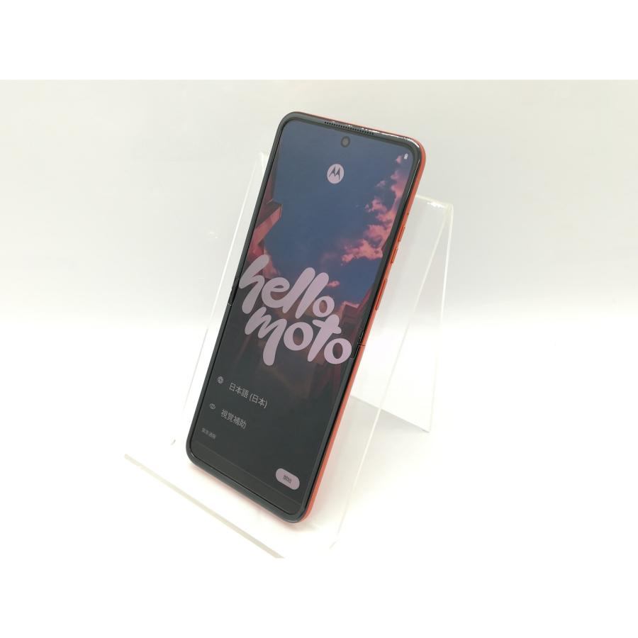 【中古】MOTOROLA 国内版 【SIMフリー】 motorola razr 50 スプリッツオレンジ 12GB 512GB PB230002JP【秋葉4号】保証期間１ヶ月【ランクA】の画像