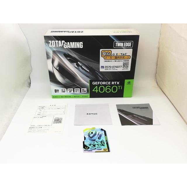 中古】ZOTAC ZOTAC GAMING GeForce RTX 4060 Ti 8GB Twin Edge ZT