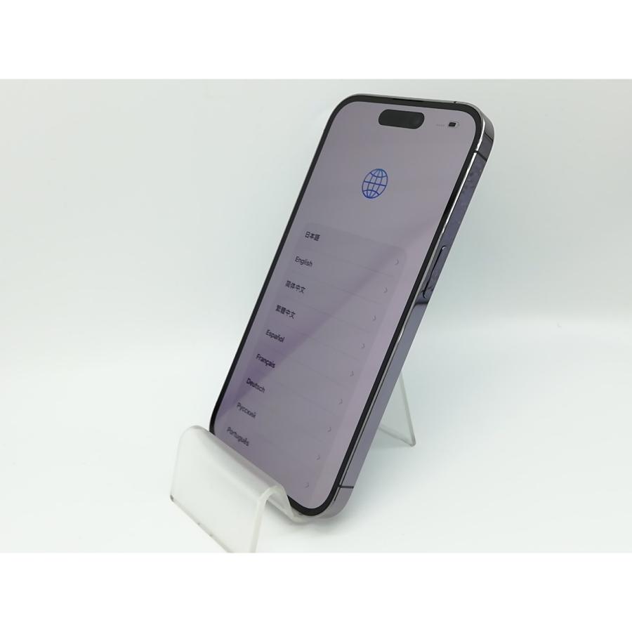 【中古】Apple 国内版 【SIMフリー】 iPhone 14 Pro 256GB ディープパープル MQ1E3J/A【秋葉本店】保証期間１ヶ月【ランクB】の画像