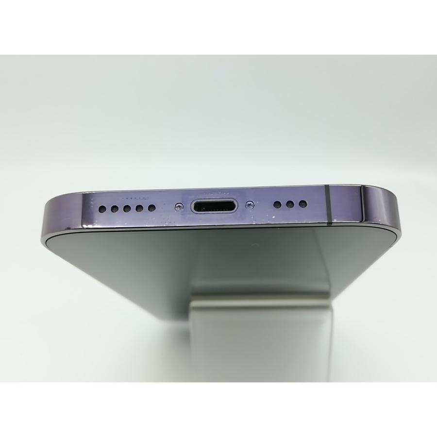 【中古】Apple 国内版 【SIMフリー】 iPhone 14 Pro 256GB ディープパープル MQ1E3J/A【秋葉本店】保証期間１ヶ月【ランクB】の画像