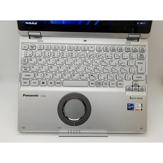 【中古】Let's note QV1 CF-QV1SFLAS 【i7-1185G7 16G 512G(SSD) 1GbE WiFi 4G/LTE 12LCD(タッチパネル/2880x1920)】【秋葉4号】保証期間１ヶ月【ランクB】の画像