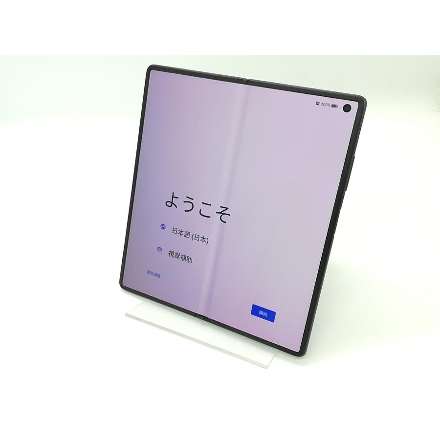 【中古】Nubia ymobile 【SIMフリー】 nubia Fold 12GB 256GB ブラック A502ZT【秋葉4号】保証期間１ヶ月【ランクA】の画像