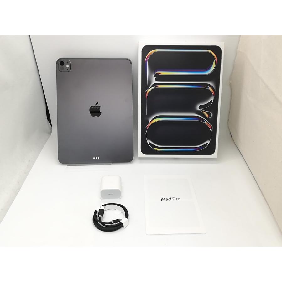 【中古】Apple 【Wi-Fi】 11インチ iPad Pro（M5/2025） 512GB スペースブラック 標準ガラス MDWM4J/A【秋葉5号】保証期間１ヶ月【ランクA】の画像