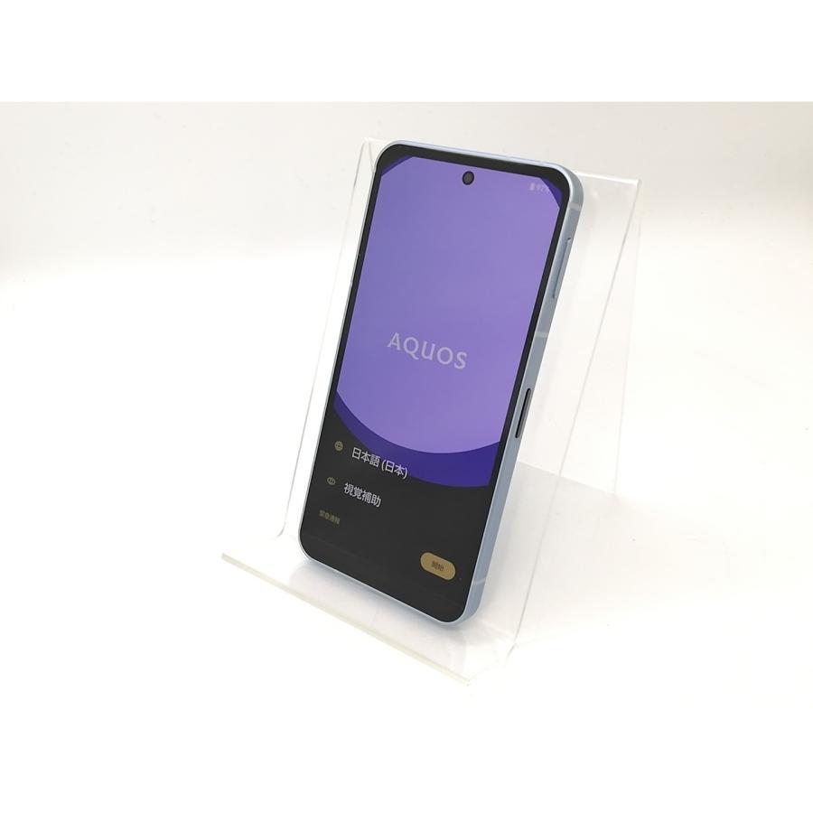 【中古】SHARP 国内版 【SIMフリー】 AQUOS sense9  ブルー 8GB 256GB SH-M29【秋葉4号】保証期間１ヶ月【ランクA】の画像