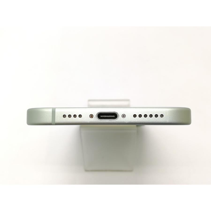 【中古】Apple 国内版 【SIMフリー】 iPhone 15 Plus 128GB グリーン MU0E3J/A【柏】保証期間１ヶ月【ランクB】の画像