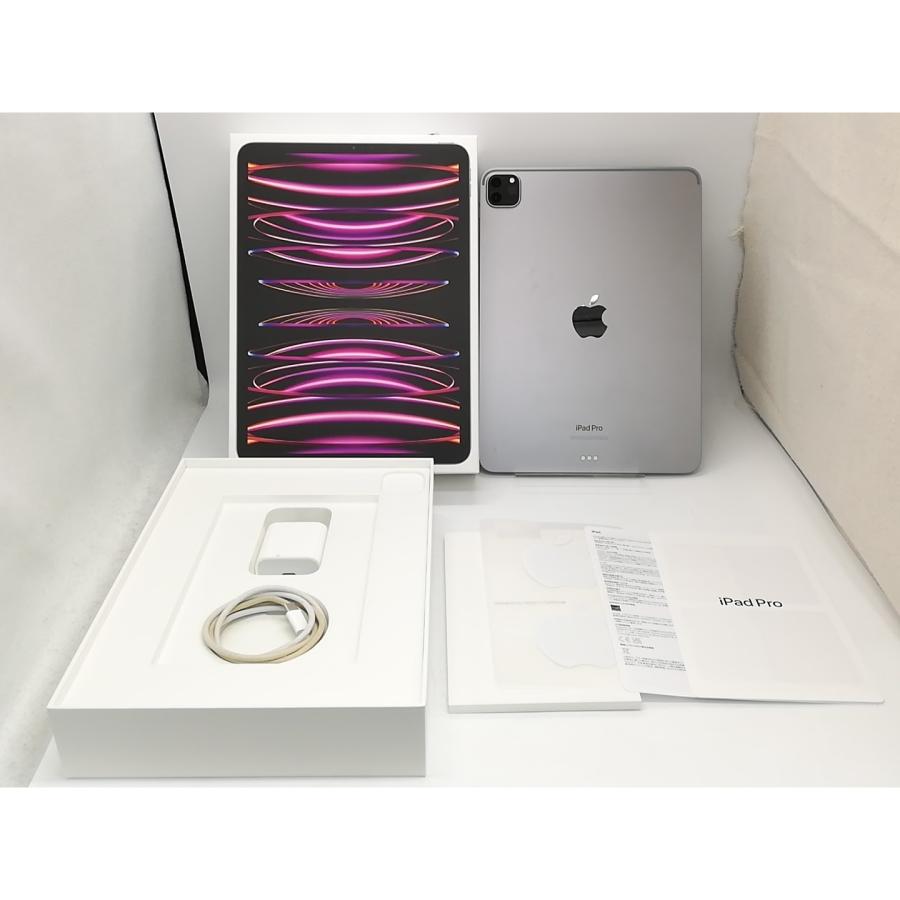 【中古】Apple 【Wi-Fi】 11インチ iPad Pro（第4世代/2022） 256GB スペースグレイ MNXF3J/A【秋葉4号】保証期間１ヶ月【ランクB】の画像