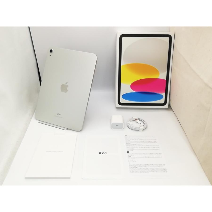 【中古】Apple 【Wi-Fi】 iPad（第10世代/2022） 64GB シルバー  MPQ03J/A【秋葉4号】保証期間１ヶ月【ランクA】の画像