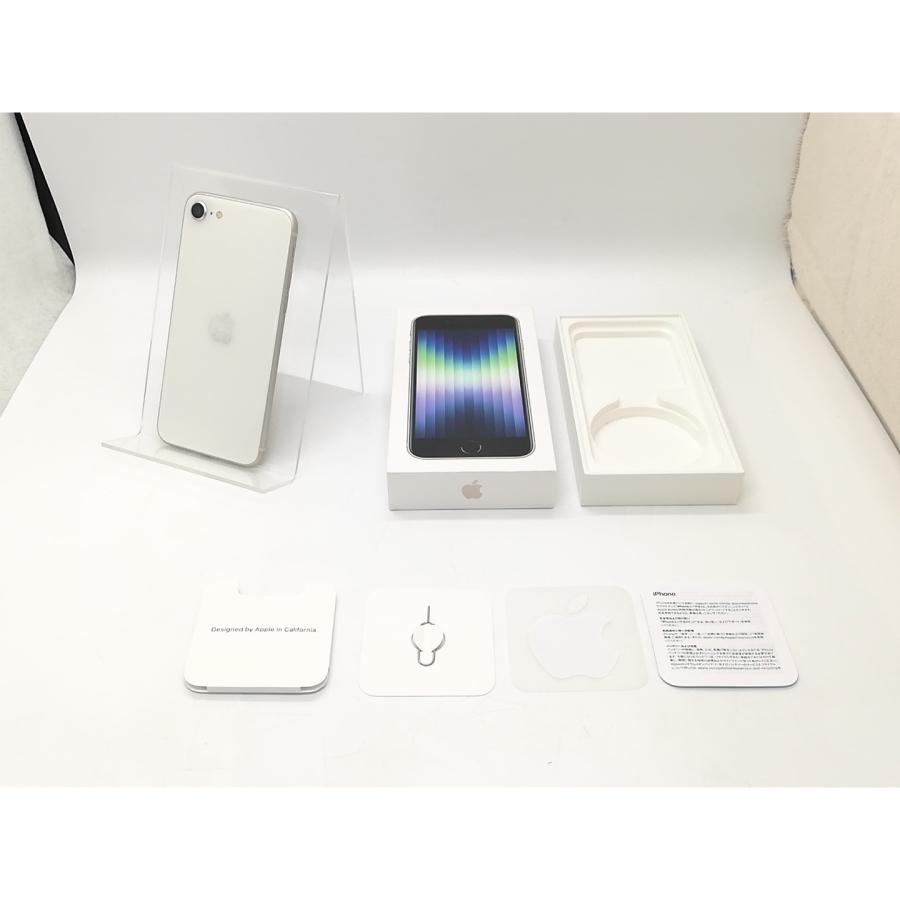 【中古】Apple 国内版 【SIMフリー】 iPhone SE（第3世代） 256GB スターライト MMYK3J/A【札幌】保証期間１ヶ月【ランクB】の画像