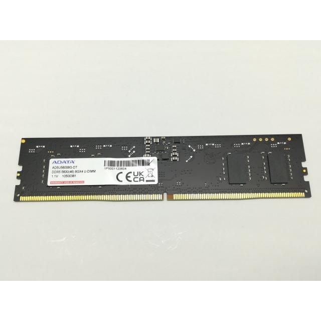 中古】DDR5 8GB DDR5-5600(PC5-44800)【デスクトップPC用】【秋葉4号