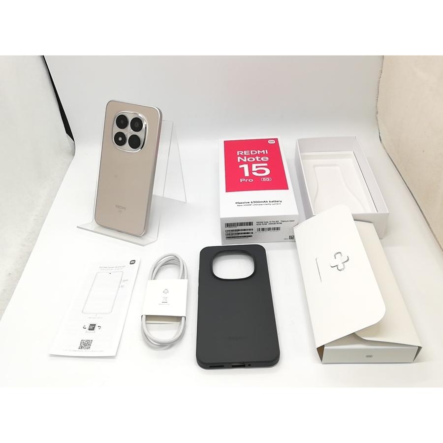 中古】Xiaomi 国内版 【SIMフリー】 Redmi Note 15 Pro 5G チタン