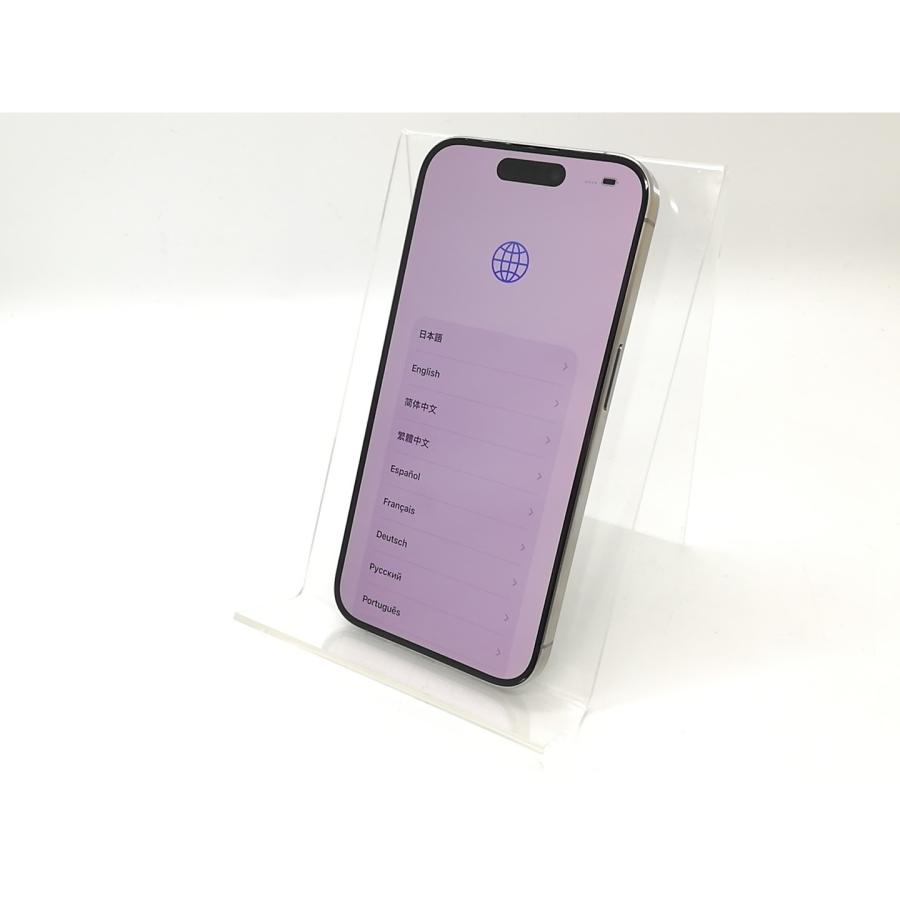【中古】Apple 国内版 【SIMフリー】 iPhone 15 Pro 256GB ナチュラルチタニウム MTUF3J/A【秋葉5号】保証期間１ヶ月【ランクA】の画像