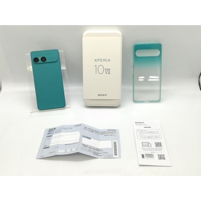中古】SONY 国内版 【SIMフリー】 Xperia 10 VII ターコイズ 8GB 128GB