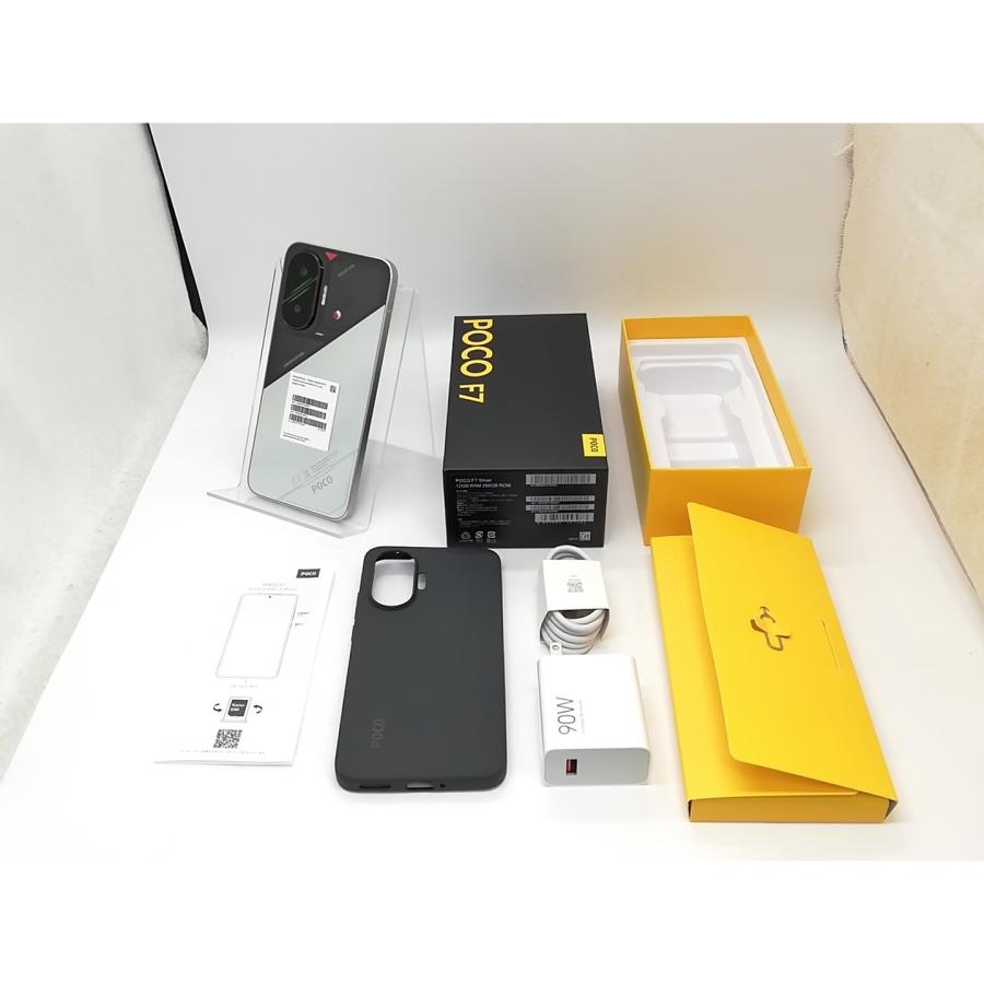 中古】Xiaomi 国内版 【SIMフリー】 Poco F7 シルバー 12GB 256GB