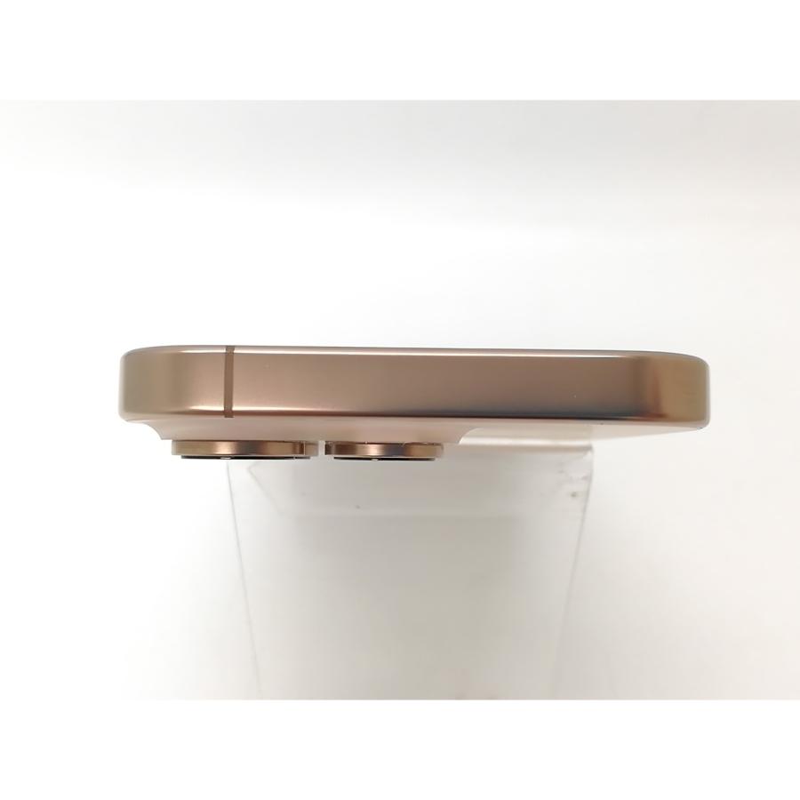【中古】Apple 国内版 【SIMフリー】 iPhone 16 Pro 128GB デザートチタニウム MYMX3J/A【DS秋葉】保証期間１ヶ月【ランクA】の画像