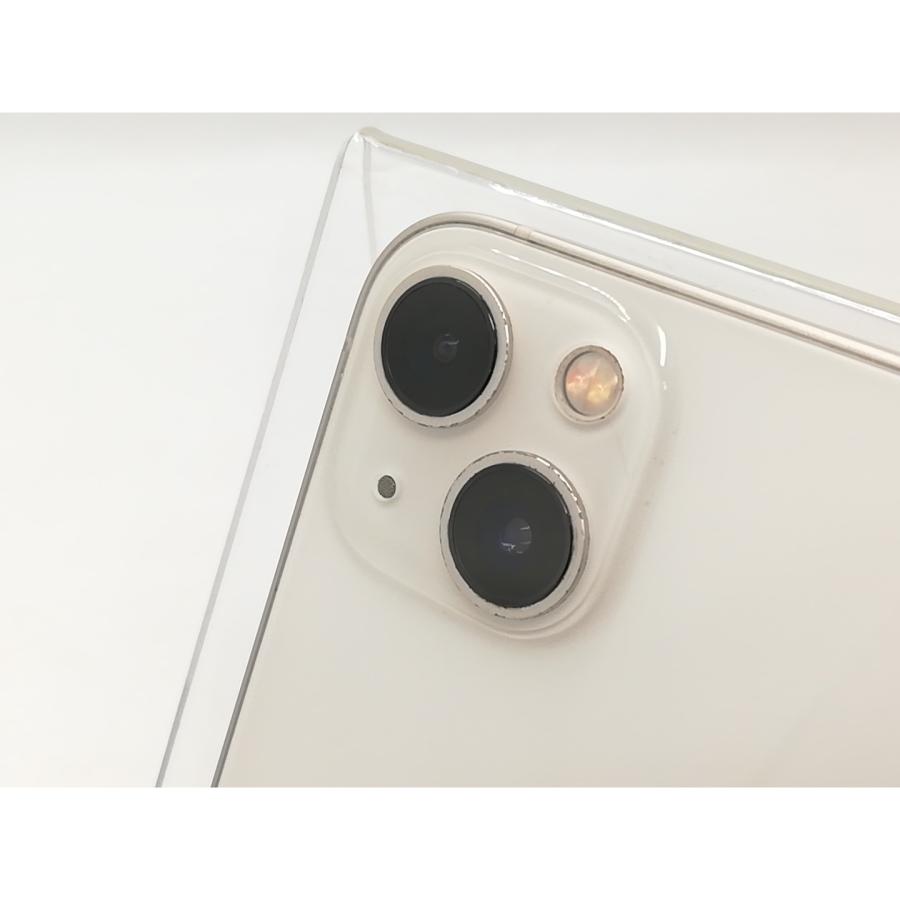 【中古】Apple au 【SIMフリー】 iPhone 13 128GB スターライト MLND3J/A【秋葉4号】保証期間１ヶ月【ランクB】の画像