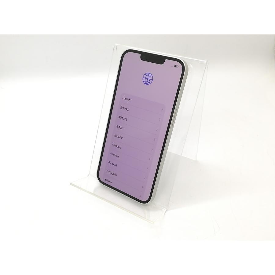 【中古】Apple 国内版 【SIMフリー】 iPhone 13 256GB スターライト MLNJ3J/A【秋葉4号】保証期間１ヶ月【ランクC】の画像
