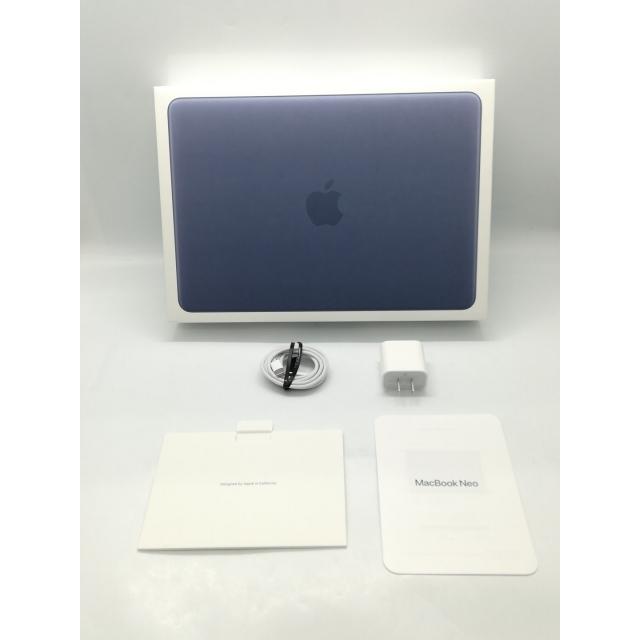 【中古】Apple MacBook Neo 13インチ A18 Pro(CPU:6C/GPU:5C) 8GB/256GB インディゴ MHFF4J/A (13インチ,A18 Pro)【秋葉4号】保証期間１ヶ月【ランクA】の画像