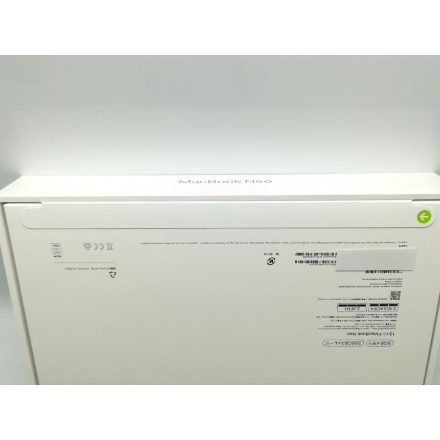 【未使用】Apple MacBook Neo 13インチ A18 Pro(CPU:6C/GPU:5C) 8GB/256GB シルバー MHFA4J/A (13インチ,A18 Pro)【秋葉4号】保証期間３ヶ月の画像