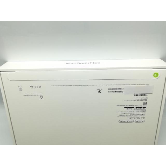 【未使用】Apple MacBook Neo 13インチ A18 Pro(CPU:6C/GPU:5C) 8GB/256GB シルバー MHFA4J/A (13インチ,A18 Pro)【秋葉4号】保証期間３ヶ月の画像