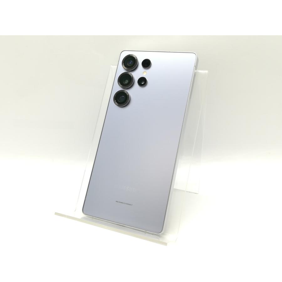 中古】SAMSUNG au 【SIMフリー】 Galaxy S25 Ultra チタニウムシルバー