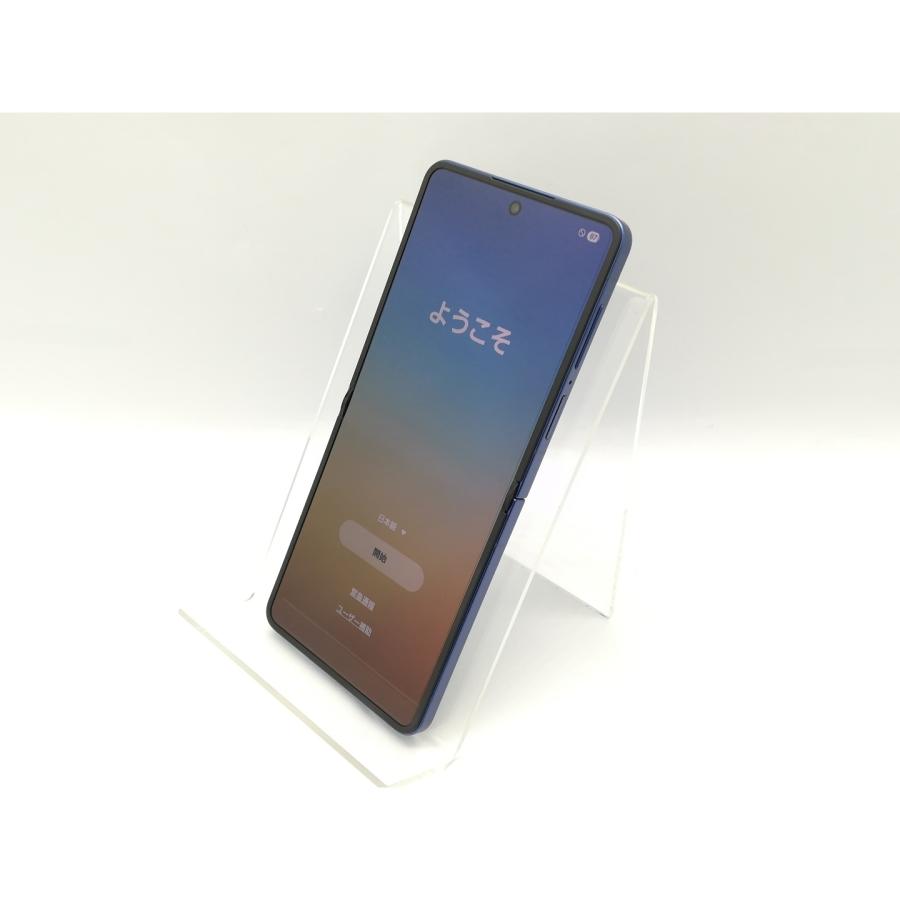 中古】SAMSUNG au 【SIMフリー】 Galaxy Z Flip7 ブルーシャドウ 12GB