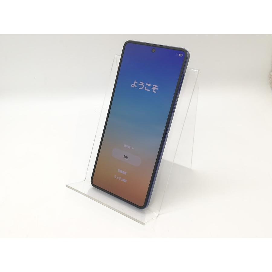 中古】SAMSUNG 国内版 【SIMフリー】 Galaxy Z Flip7 ブルーシャドウ