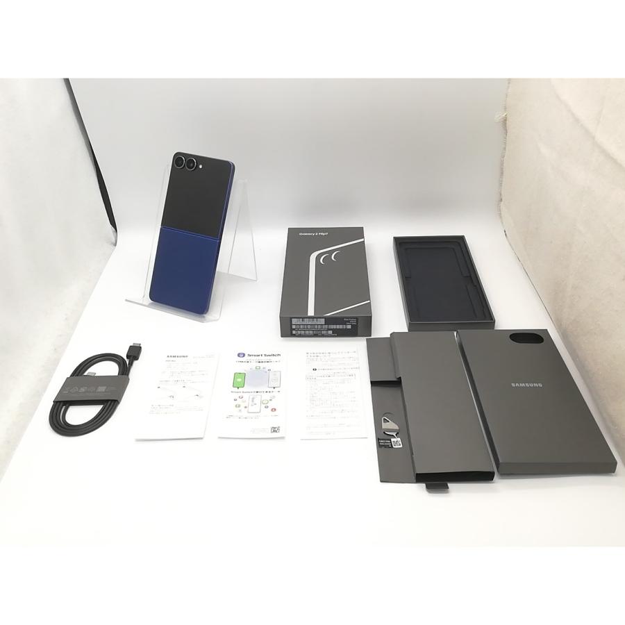 中古】SAMSUNG 国内版 【SIMフリー】 Galaxy Z Flip7 ブルーシャドウ